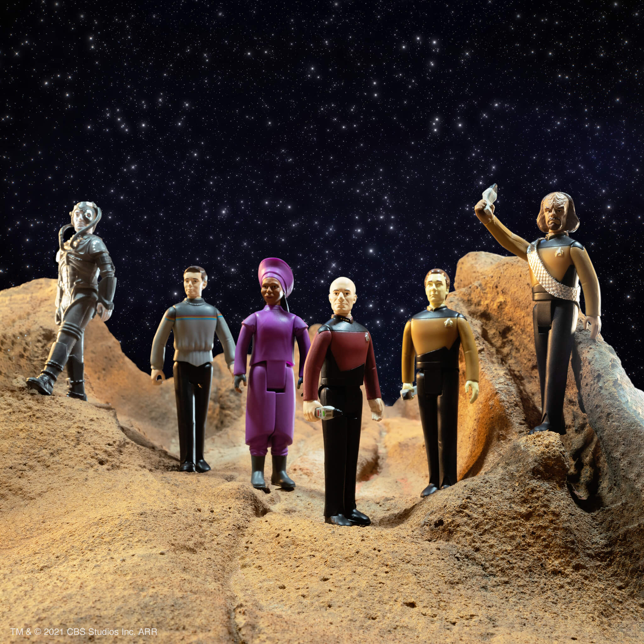 Star Trek: The Next Generation Wave 1 6 Figure Set