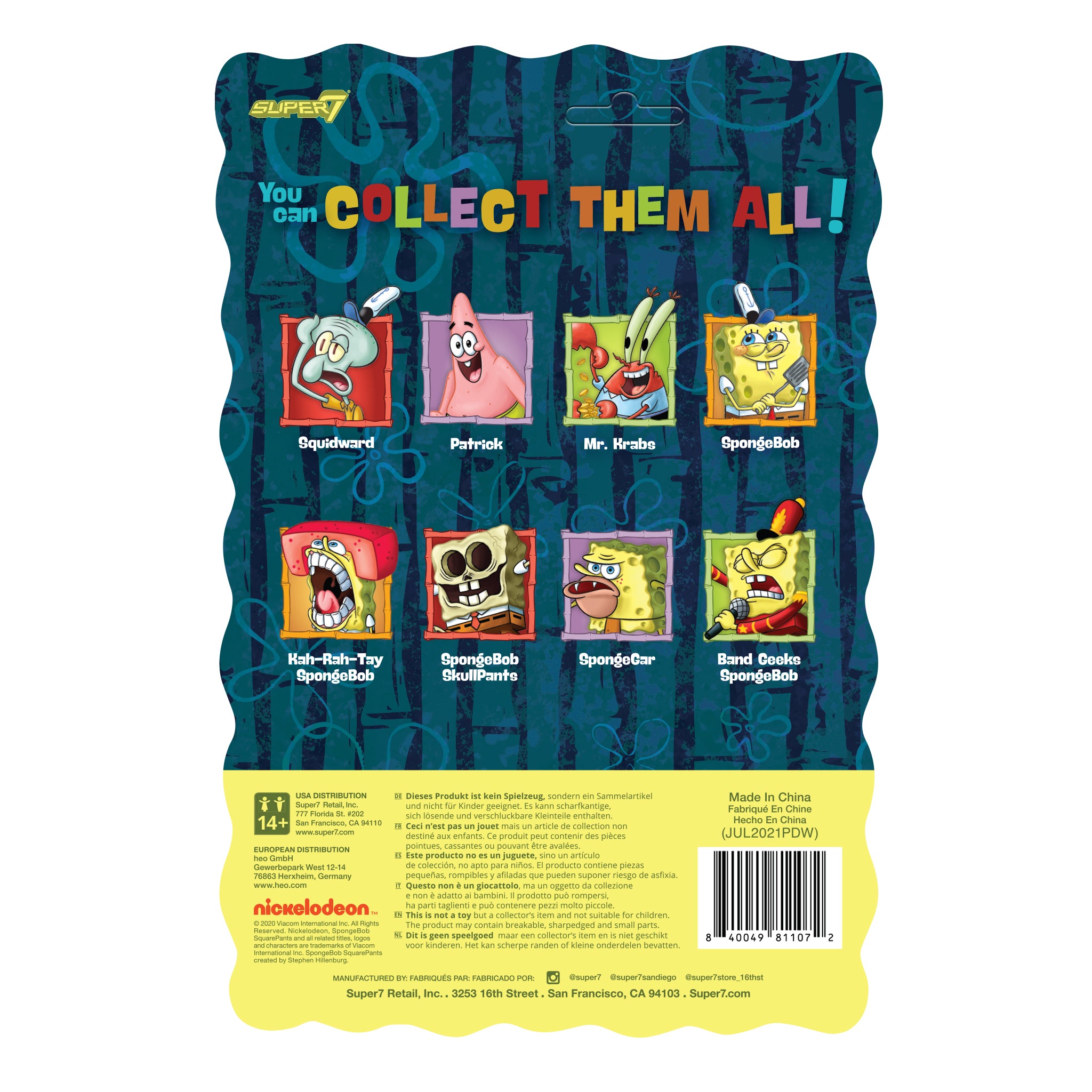 SpongeBob SquarePants ReAction Wave 2 - SpongeBob SkullPants