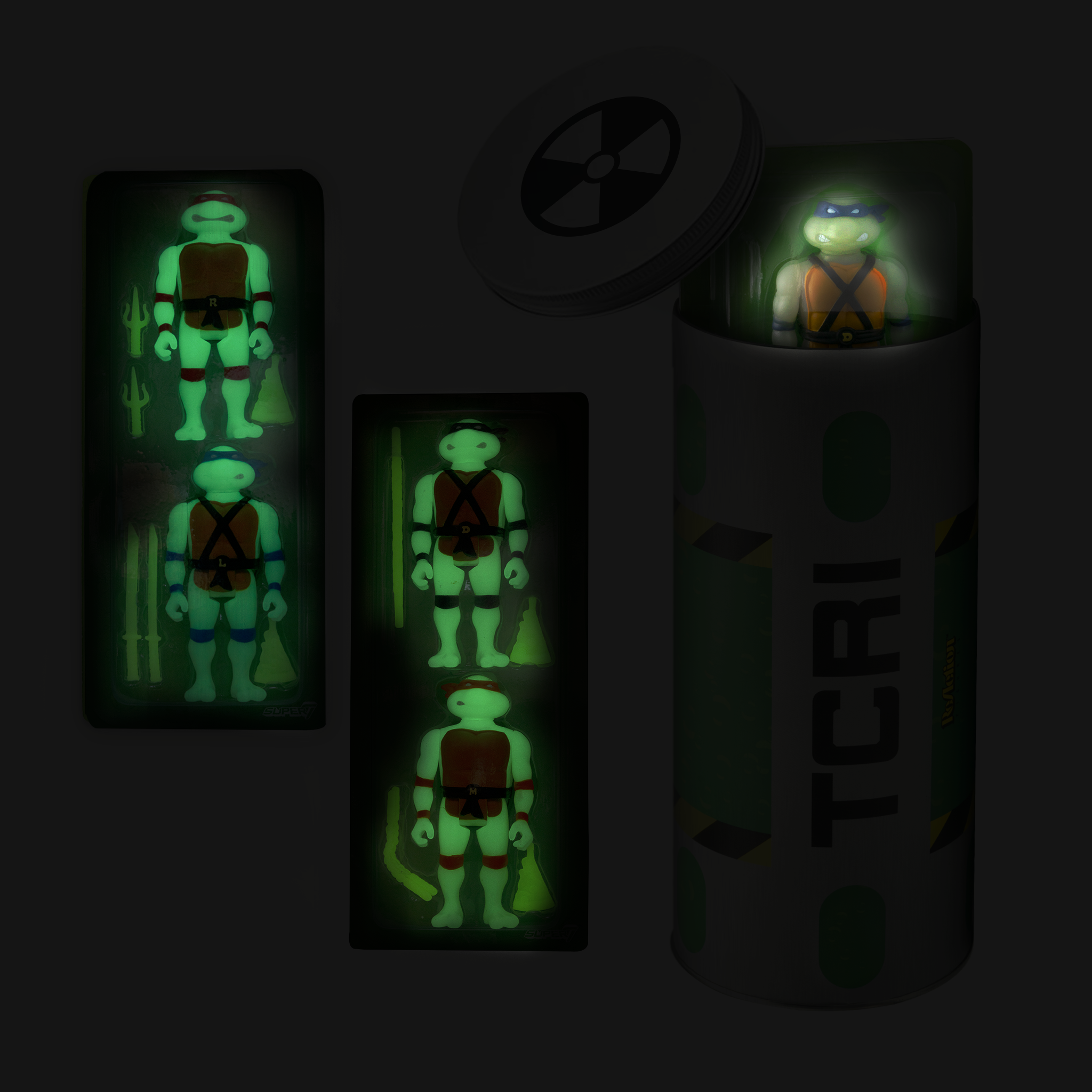 Teenage Mutant Ninja Turtles ReAction Figures â€“ Ooze Canister (SDCC 2020)