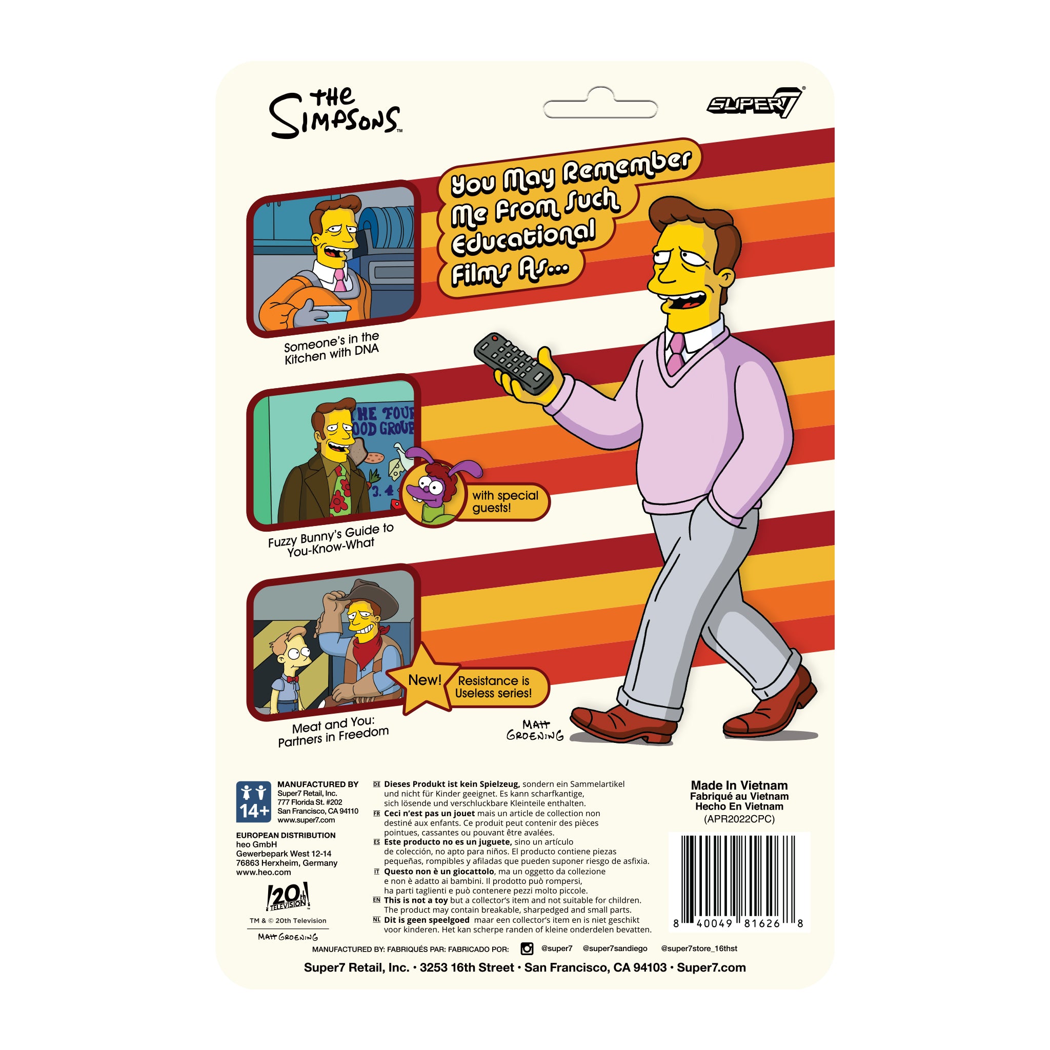 The Simpsons ReAction W2 - Troy McClure (Meat and You: Partners in Freedom)