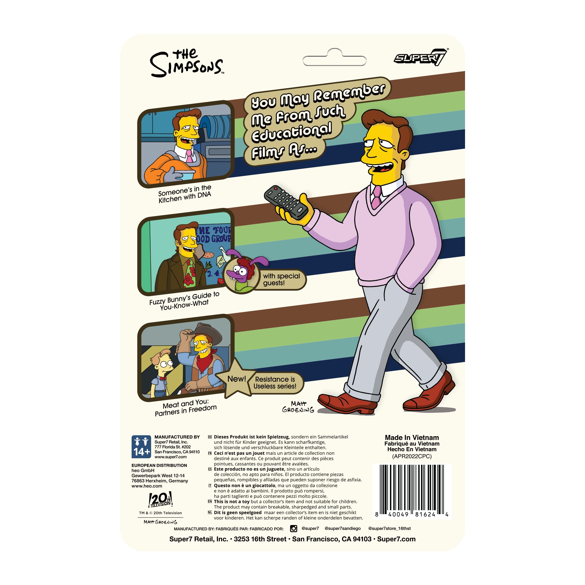 The Simpsons ReAction W2 - Troy McClure (Fuzzy Bunny’s Guide to You-Know-What)