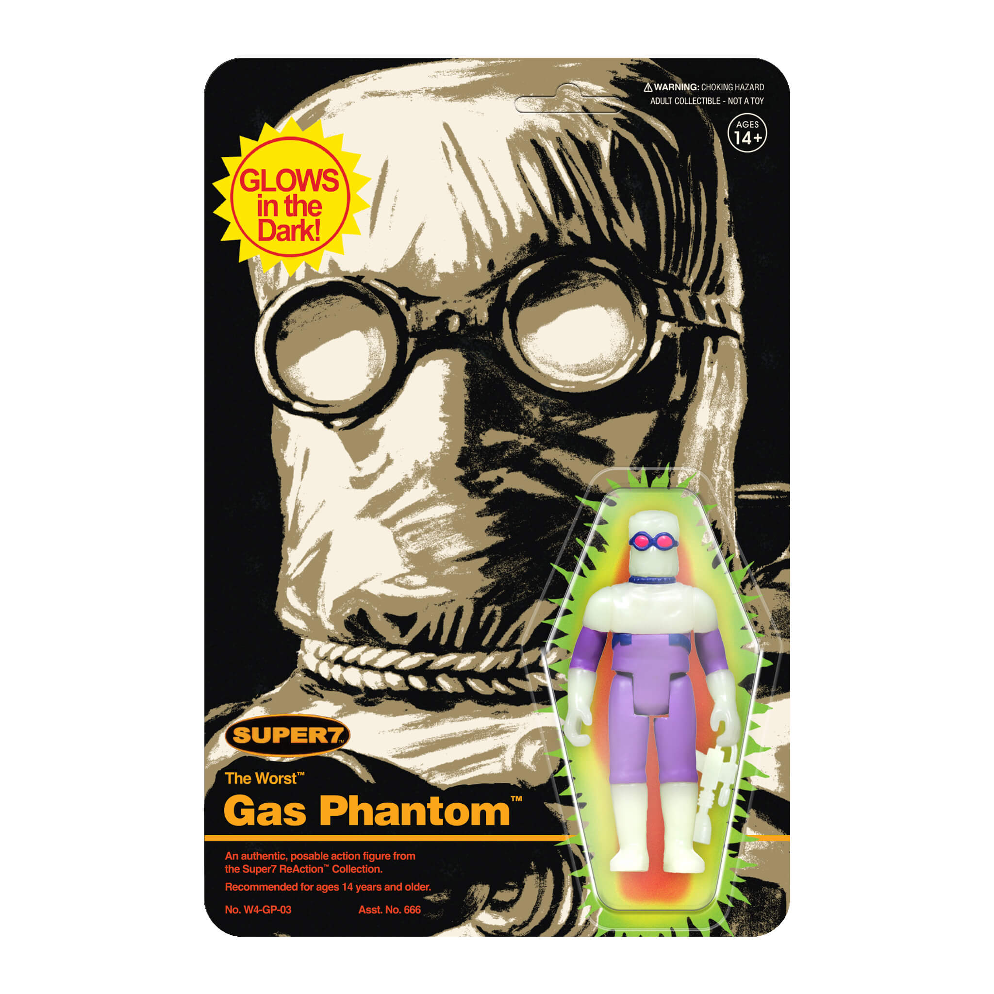 The Worst ReAction Wave 1 - Gas Phantom (Monster Glow)