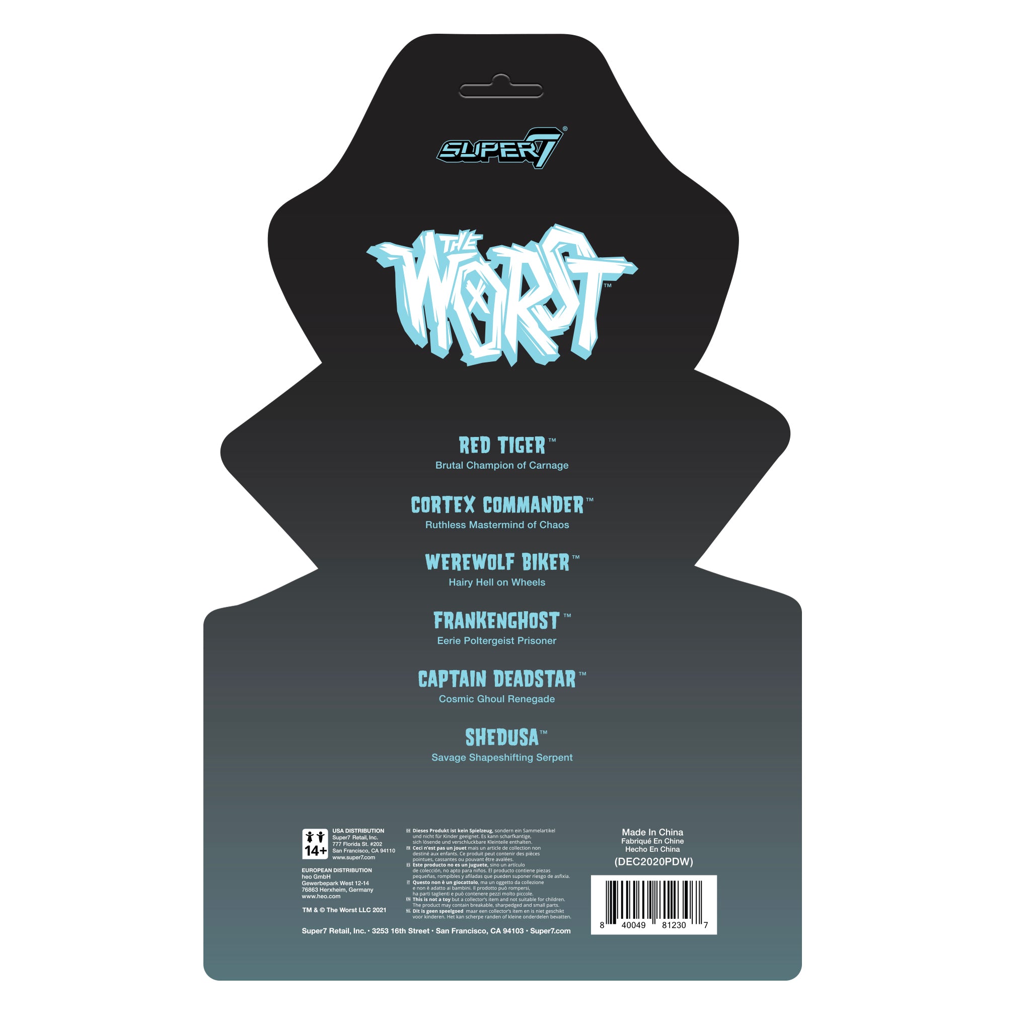 The Worst ReAction Figure - Captain Deadstar (Monster Glow)