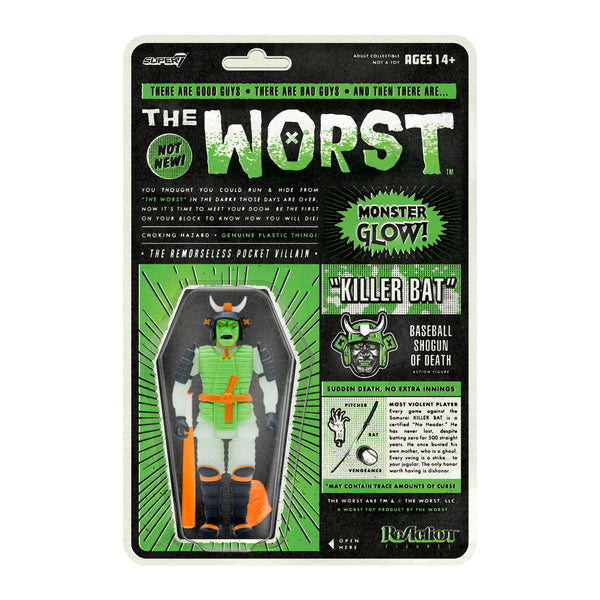 The Worst ReAction Figures Wave 3 - Killer Bat (Hell-oween Glow