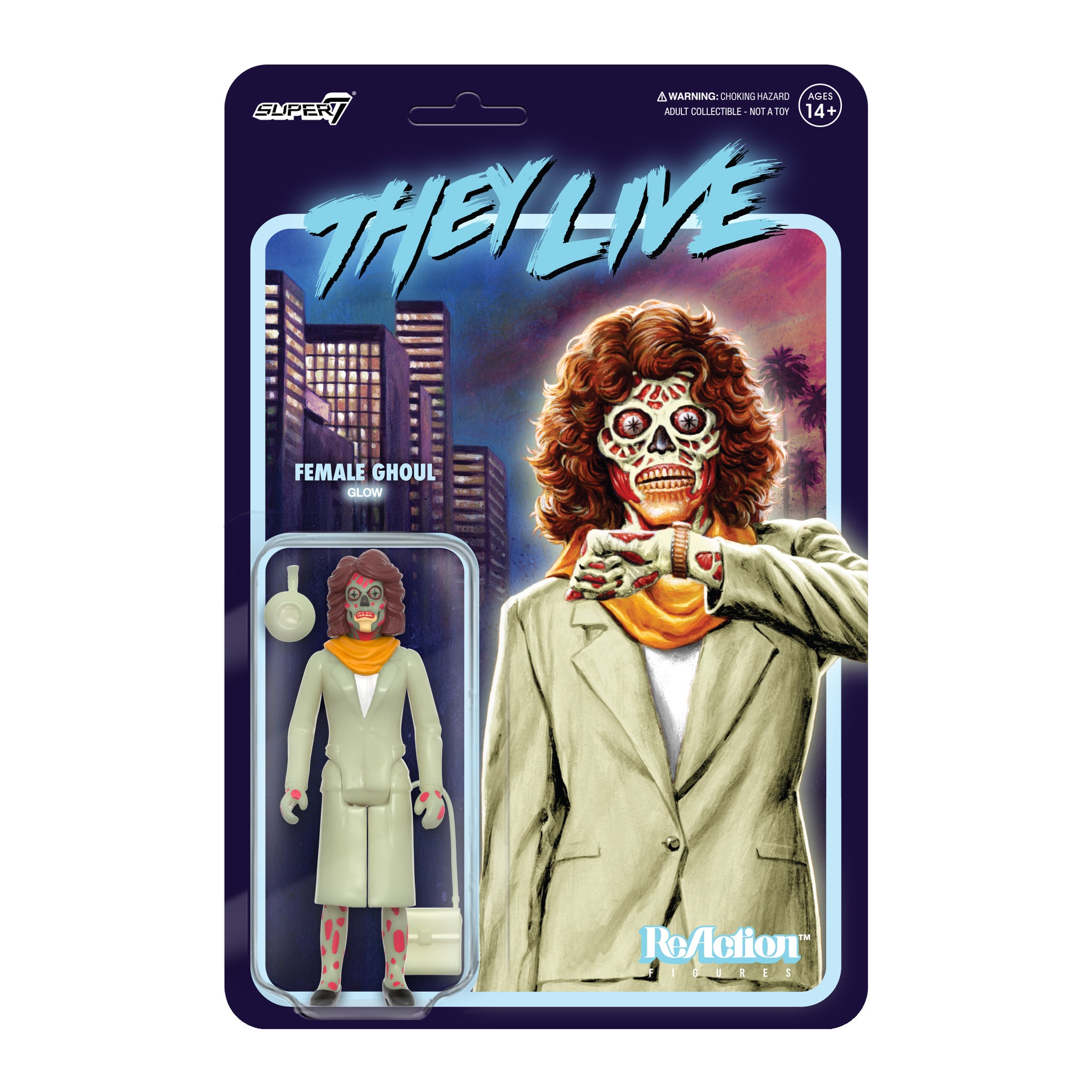 They Live ReAction Wave 2 - Female Ghoul (Glow)