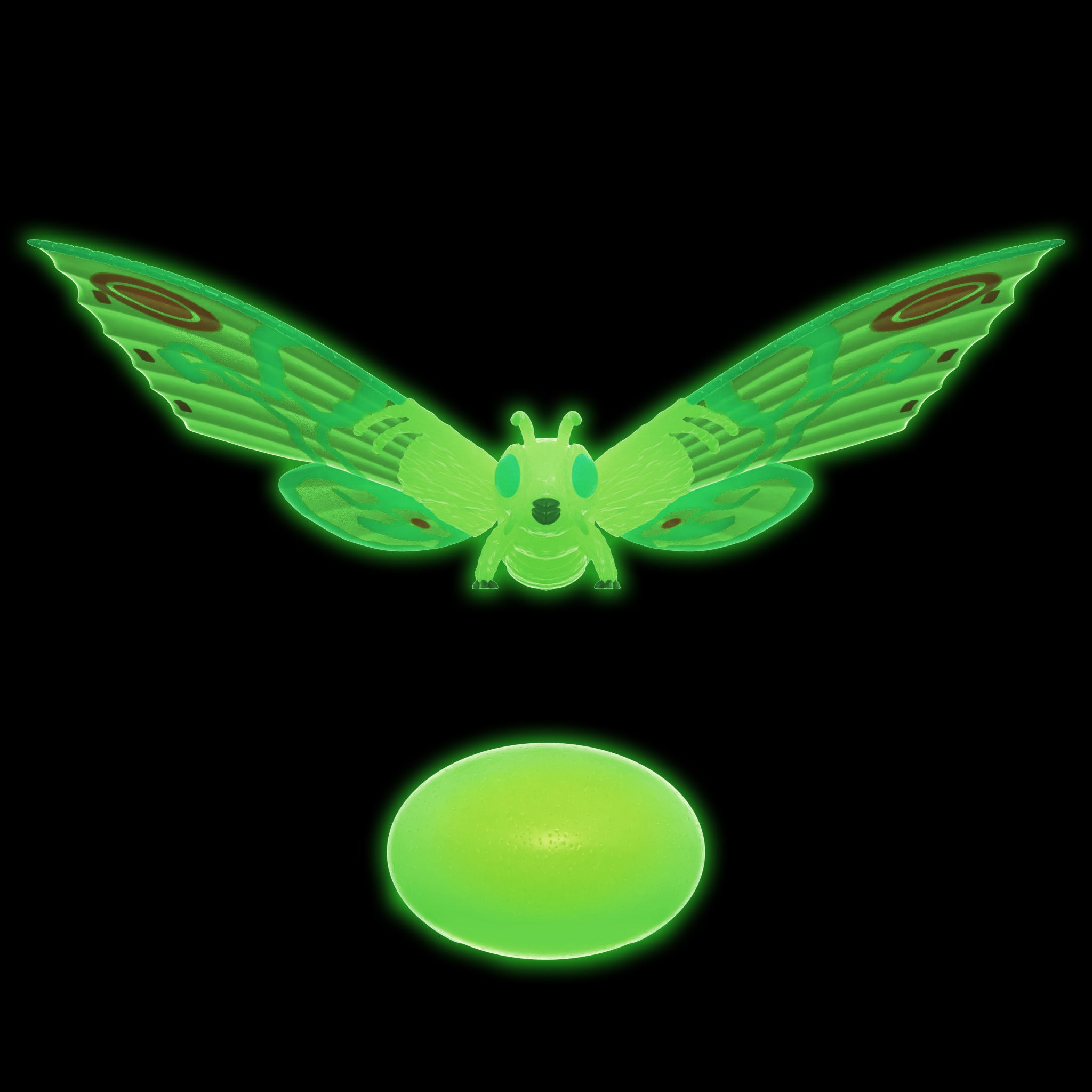 Toho ReAction Figure Wave 1 - Shogun Mothra (Glow)