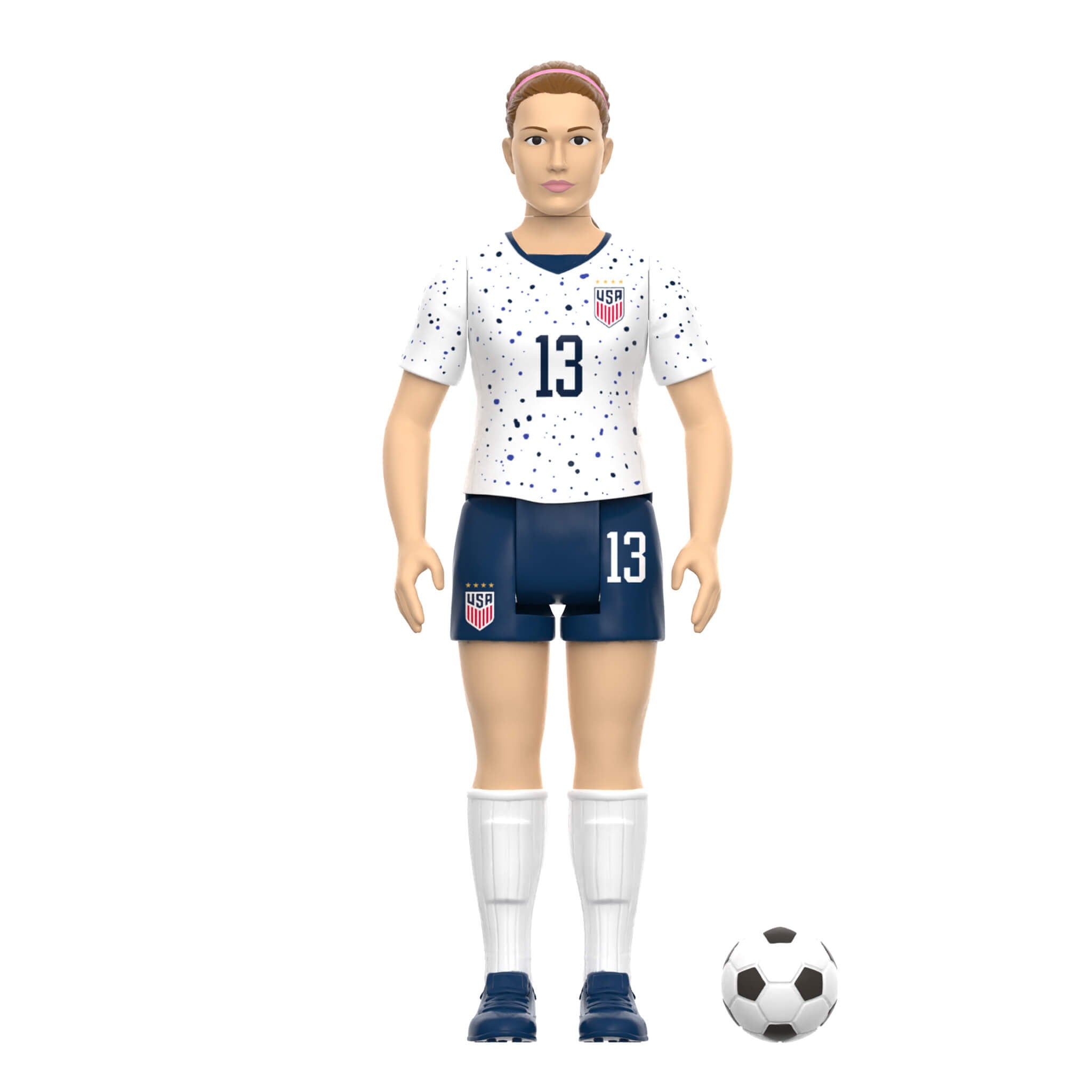 USWNT Soccer ReAction Figures Wave 2 - 2023 World Cup Home Kit Set of 5