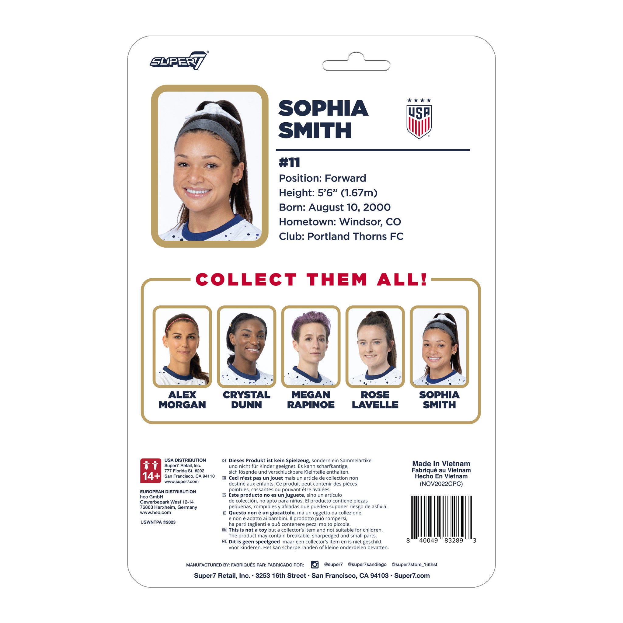 USWNT Soccer ReAction Wave 2 - Sophia Smith (Alternate Kit)