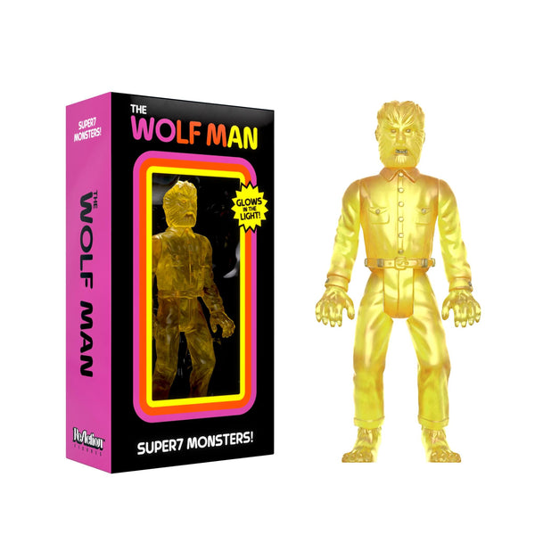 Universal Monsters ReAction - The Wolf Man (Luminators) – Super7