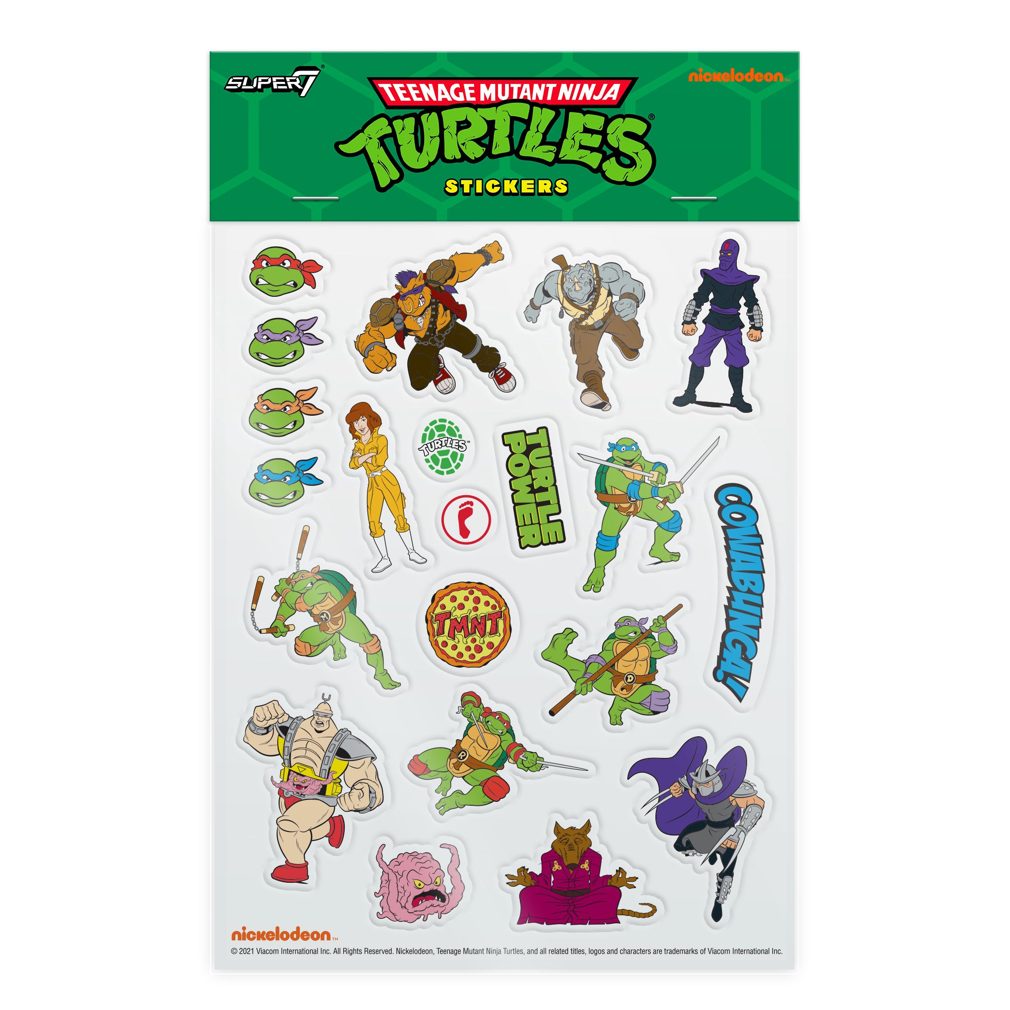 Teenage Mutant Ninja Turtles ReAction Figures - Carry Case with Michelangelo (Metallic)