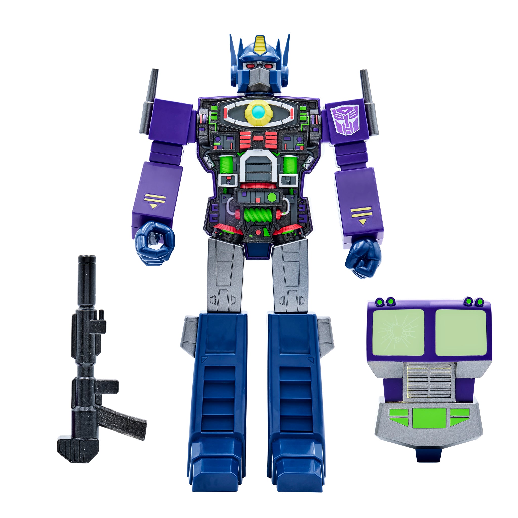 Transformers Super Cyborg - Optimus Prime﻿ (Shattered Glass Purple)