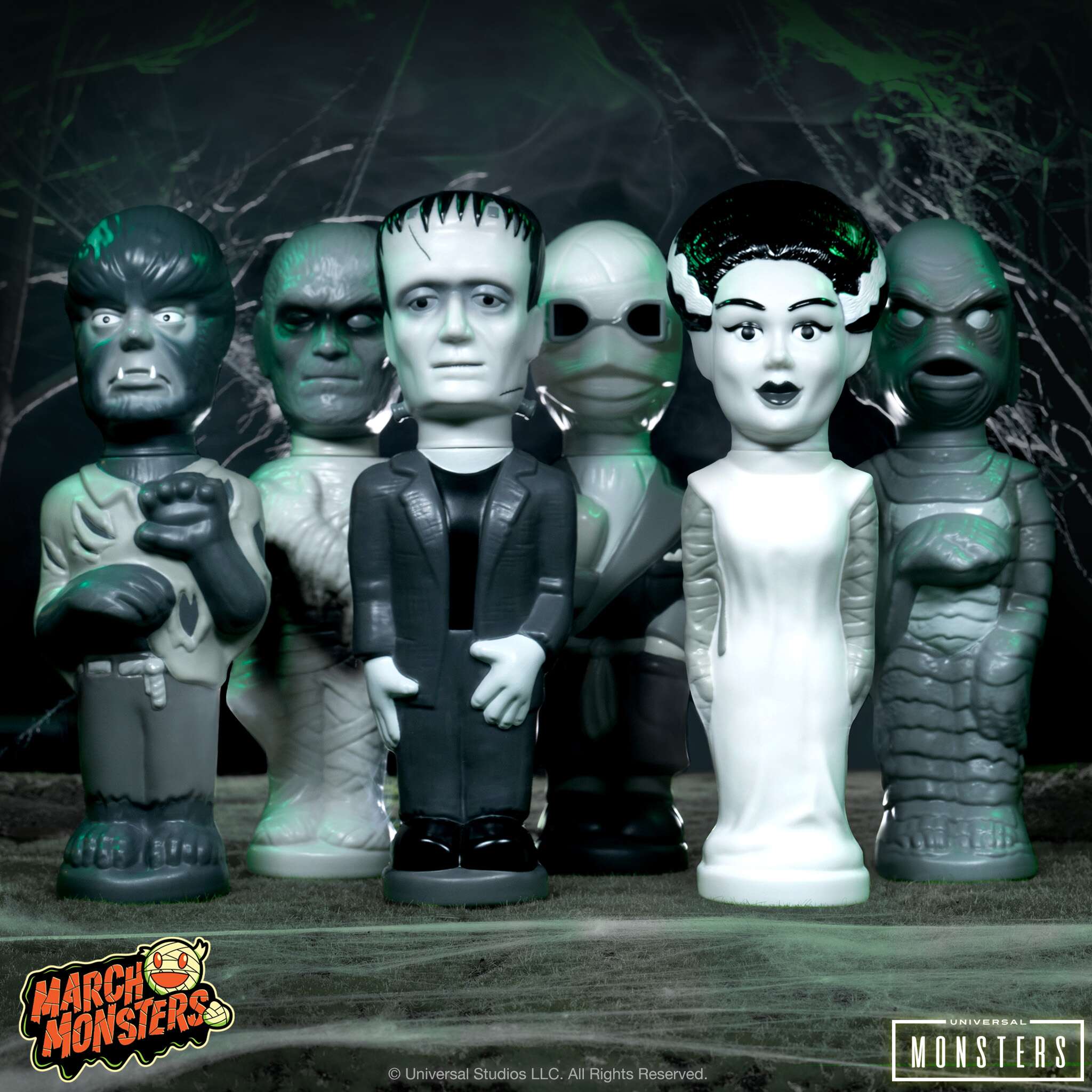 Universal Monsters Super Soapies - Set of 6 (Silver Screen)