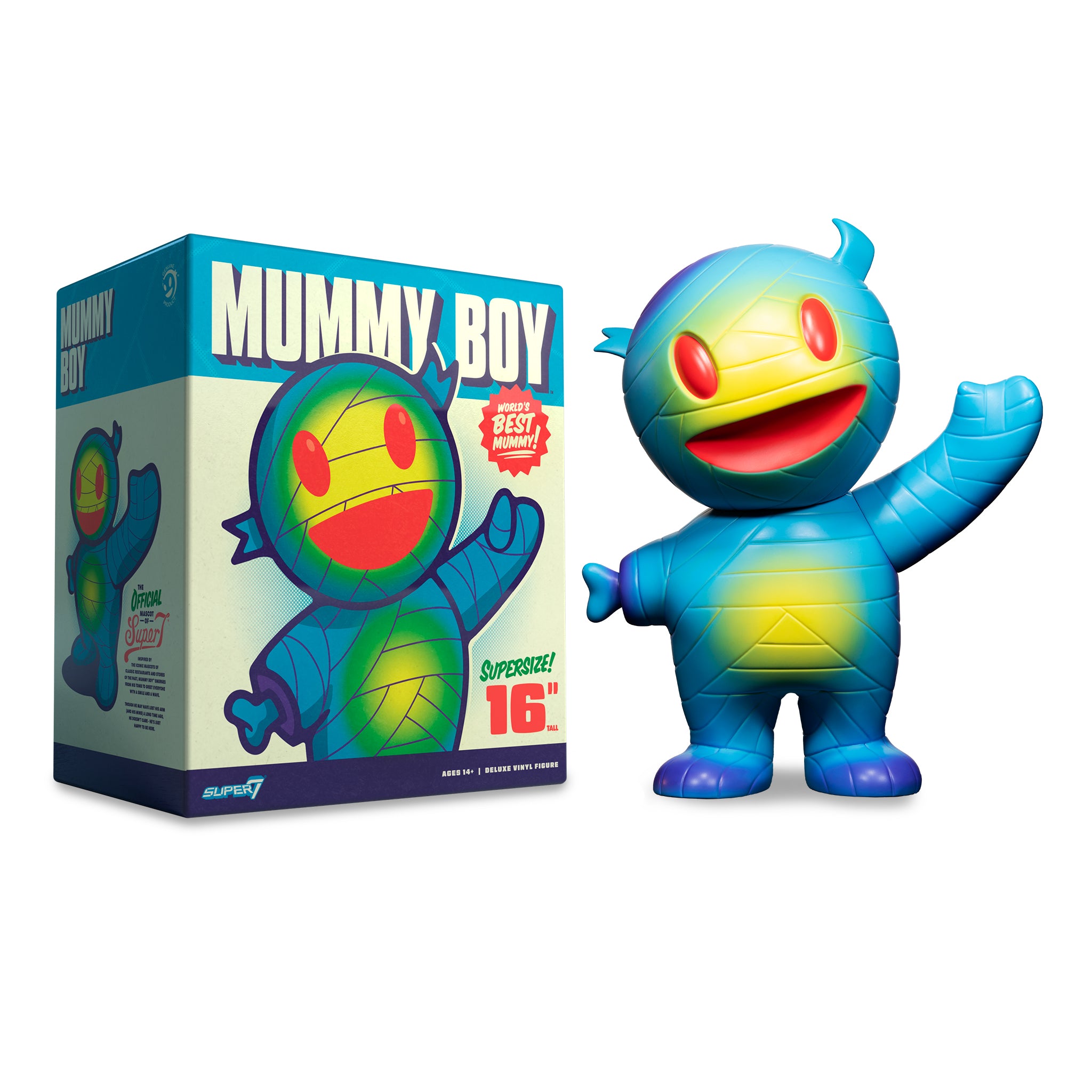 Super7 Supersize Vinyl - Mummy Boy (Blue/Yellow)