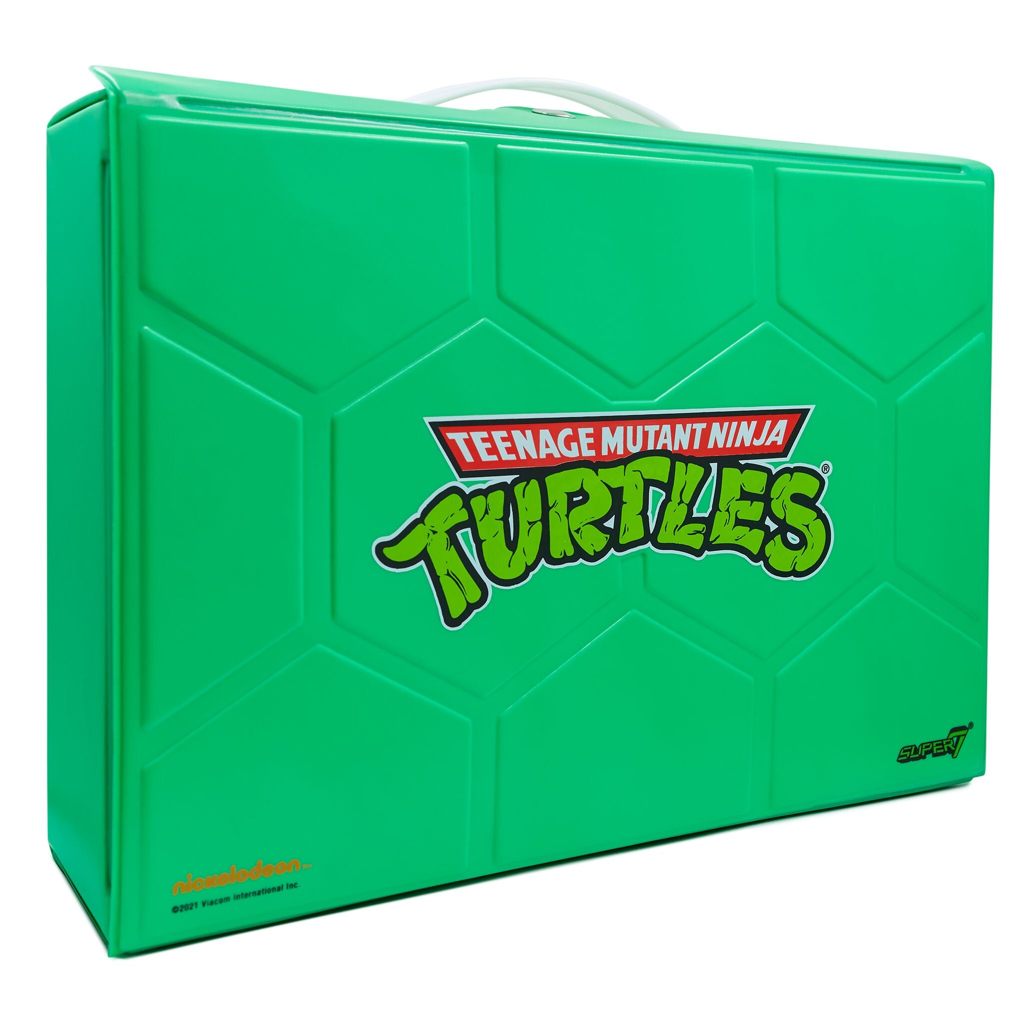 Teenage Mutant Ninja Turtles ReAction Figures - Carry Case with Michelangelo (Metallic)