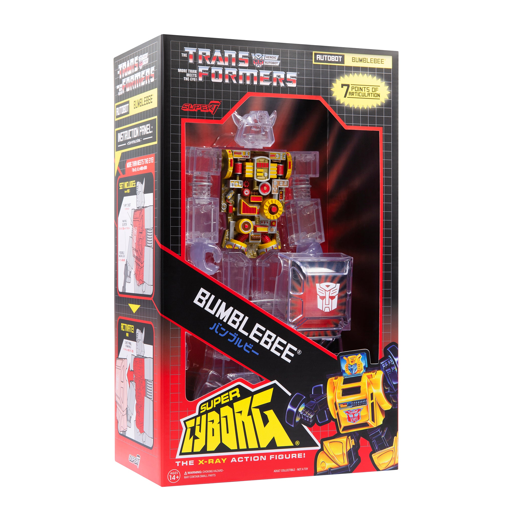 Transformers Super Cyborg - Bumblebee (Clear)