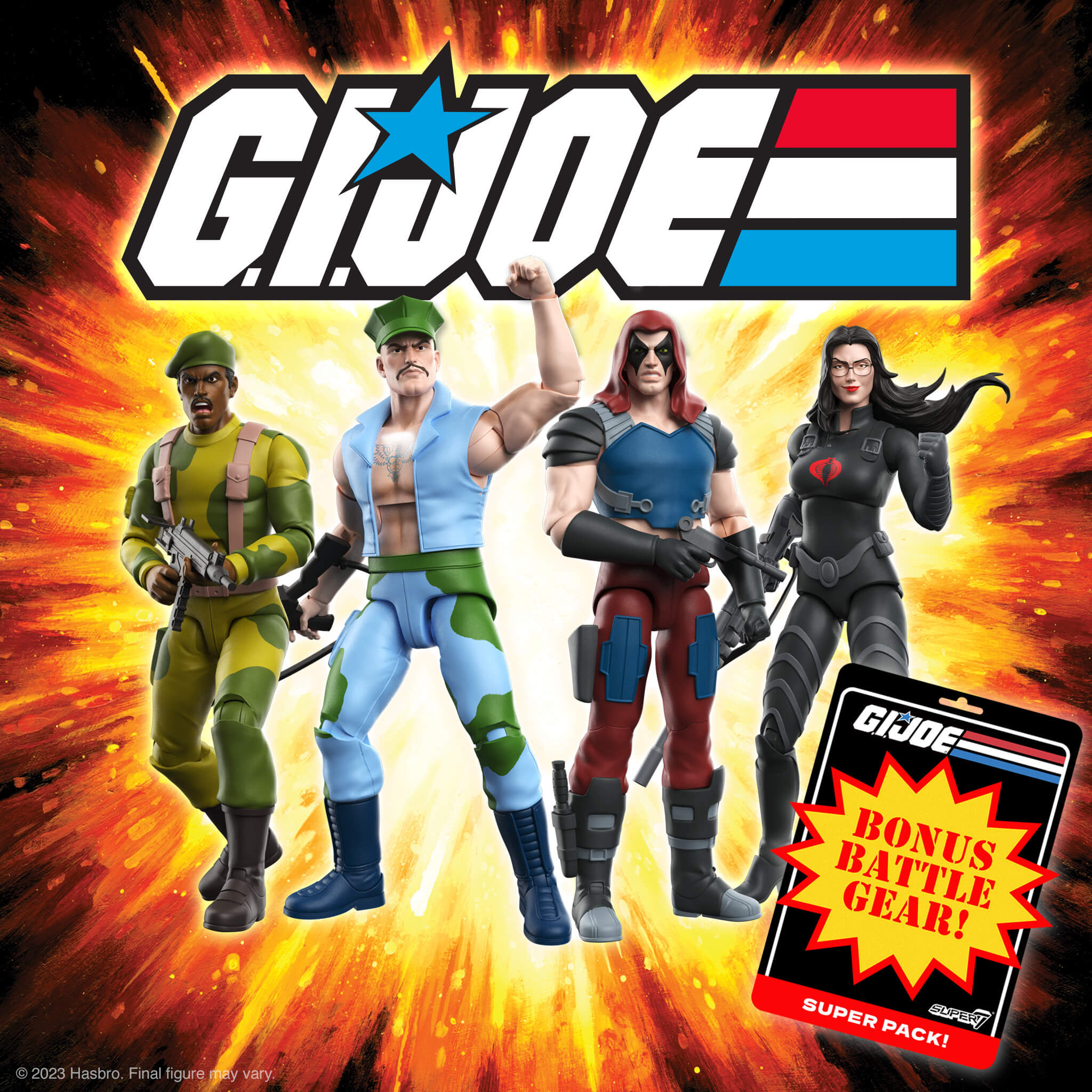 G.I. Joe ULTIMATES! Wave 4 - Baroness, Gung-Ho, Stalker & Zartan (+ Super Pack)
